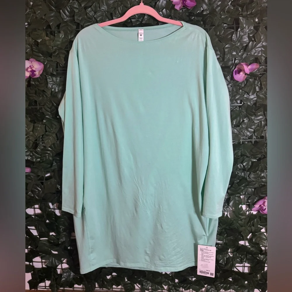 🆕 Lululemon 🍋 Back in Action Long Sleeve Dress - Picture 4 of 10